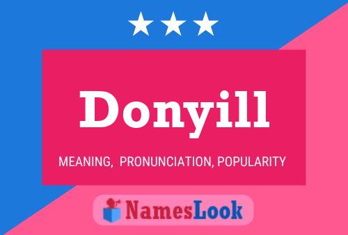 Donyill Name Poster