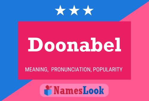 Doonabel Name Poster