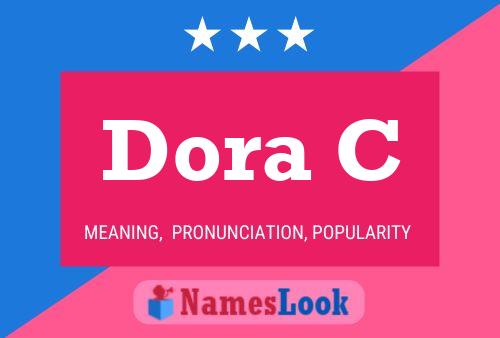 Dora C Name Poster