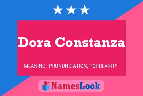 Dora Constanza Name Poster