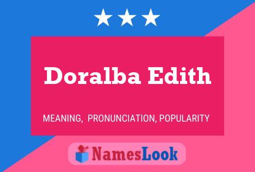 Doralba Edith Name Poster