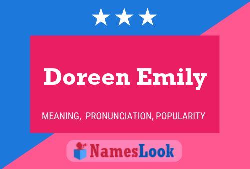 Doreen Emily Name Poster