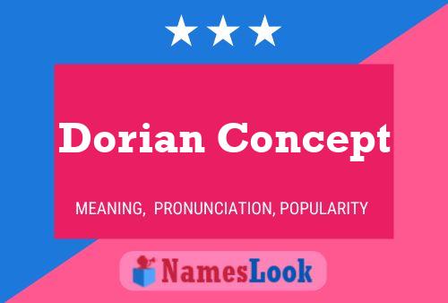 Dorian Concept Name Poster