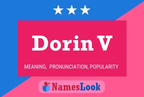 Dorin V Name Poster