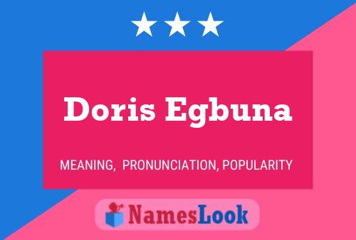 Doris Egbuna Name Poster