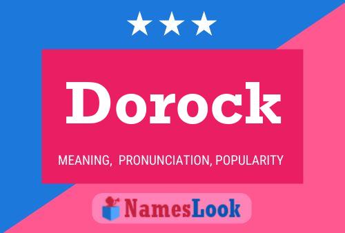 Dorock Name Poster