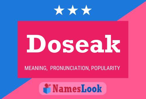 Doseak Name Poster