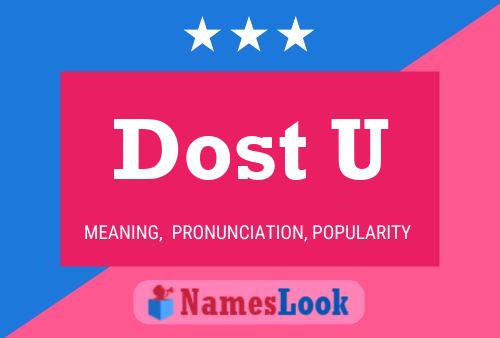 Dost U Name Poster