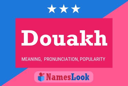 Douakh Name Poster