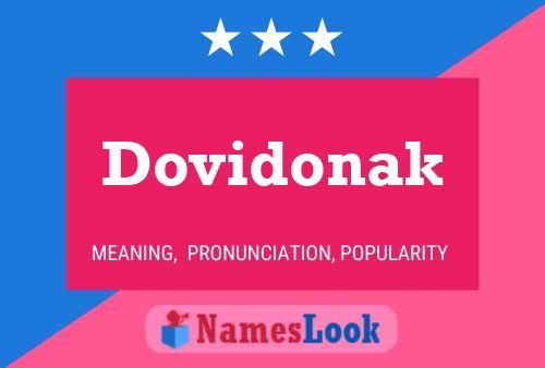 Dovidonak Name Poster