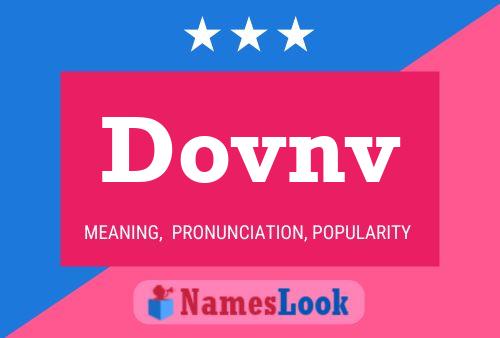 Dovnv Name Poster