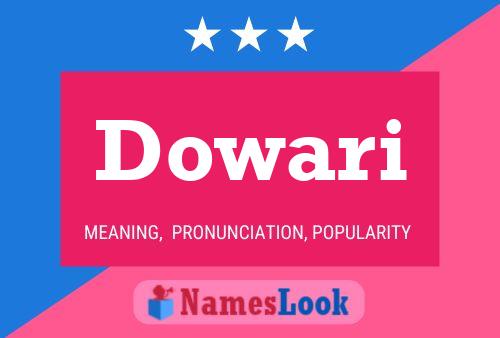 Dowari Name Poster