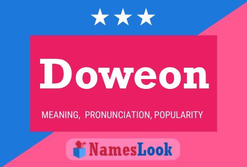 Doweon Name Poster