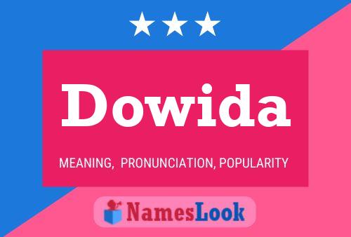 Dowida Name Poster