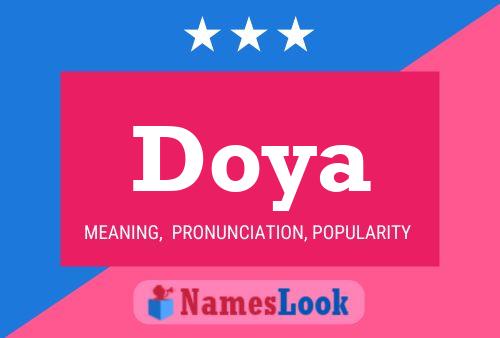 Doya Name Poster