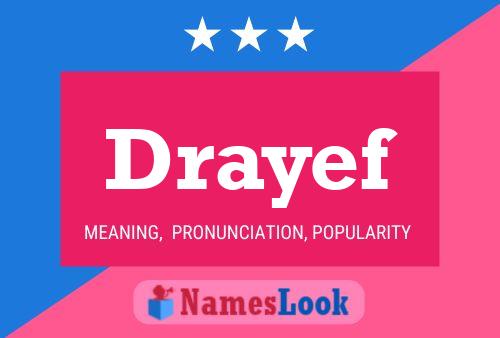 Drayef Name Poster