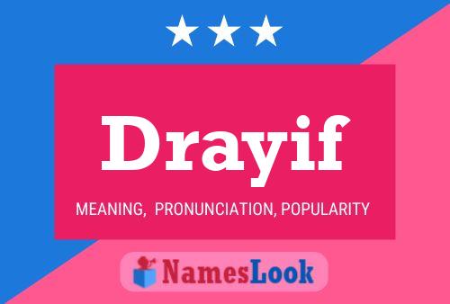 Drayif Name Poster