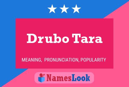 Drubo Tara Name Poster