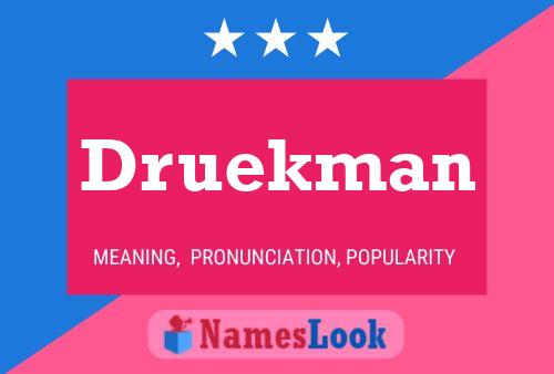 Druekman Name Poster