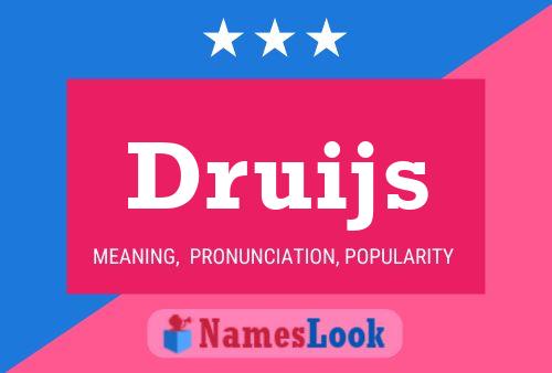 Druijs Name Poster