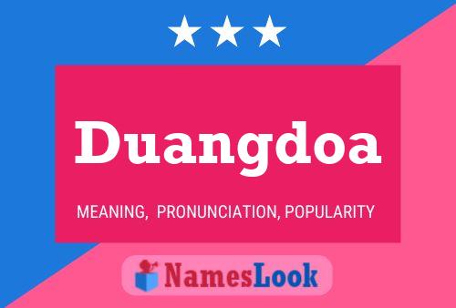 Duangdoa Name Poster