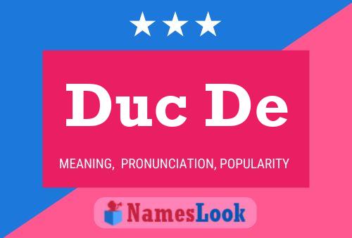 Duc De Name Poster