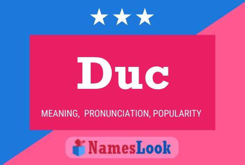 Duc Name Poster