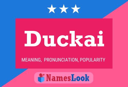 Duckai Name Poster