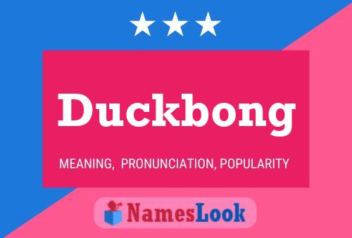 Duckbong Name Poster