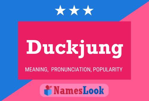 Duckjung Name Poster