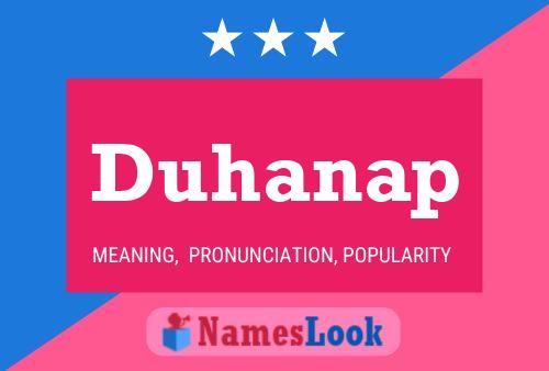 Duhanap Name Poster