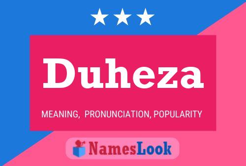 Duheza Name Poster