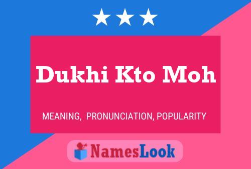 Dukhi Kto Moh Name Poster