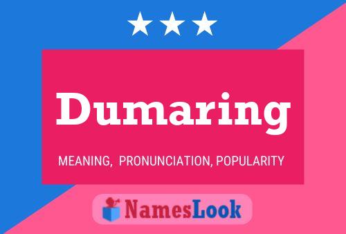 Dumaring Name Poster