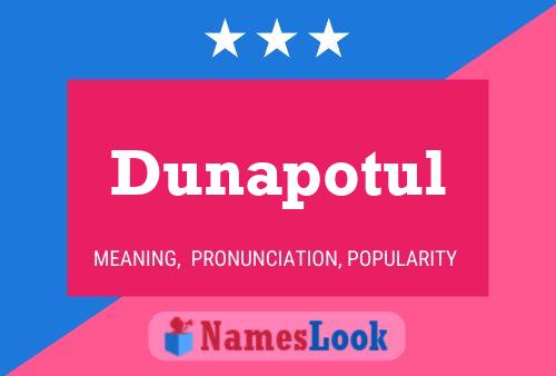 Dunapotul Name Poster