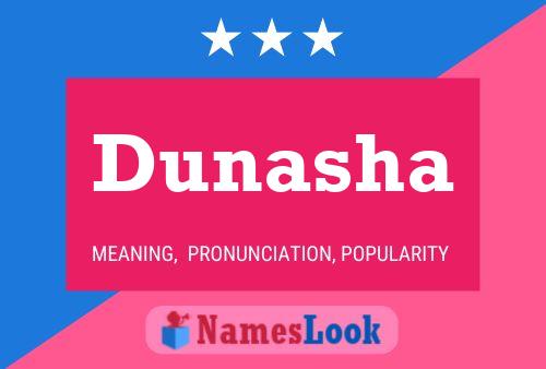 Dunasha Name Poster