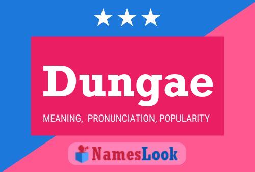 Dungae Name Poster