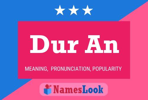 Dur An Name Poster