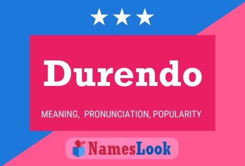 Durendo Name Poster