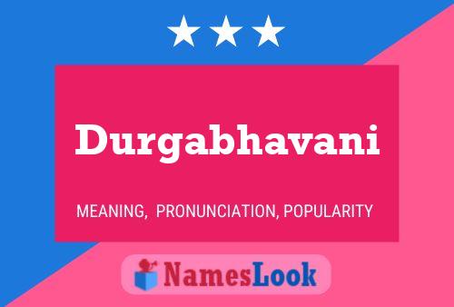 Durgabhavani Name Poster