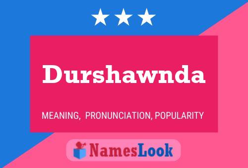 Durshawnda Name Poster