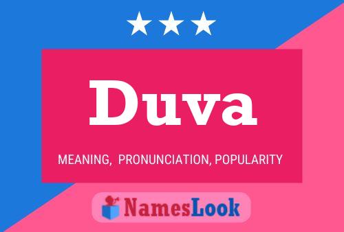 Duva Name Poster