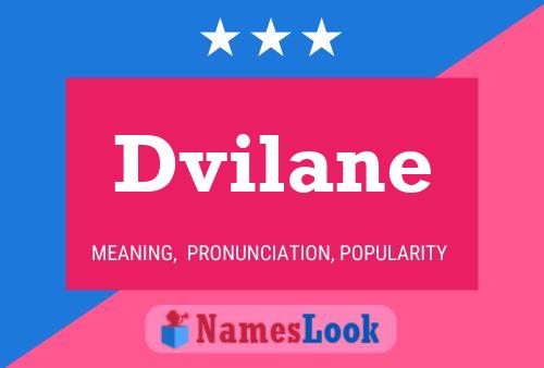 Dvilane Name Poster