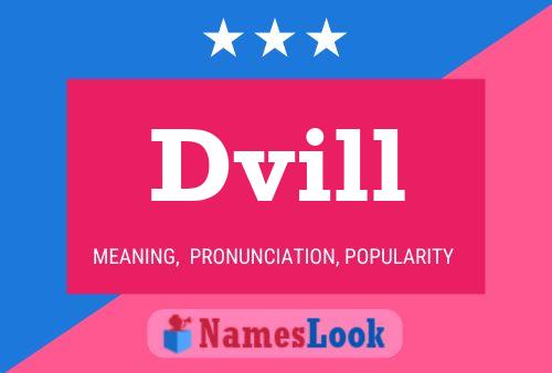 Dvill Name Poster