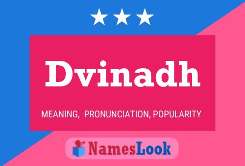 Dvinadh Name Poster