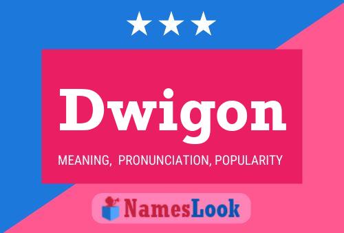 Dwigon Name Poster