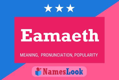 Eamaeth Name Poster