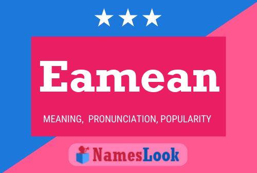 Eamean Name Poster