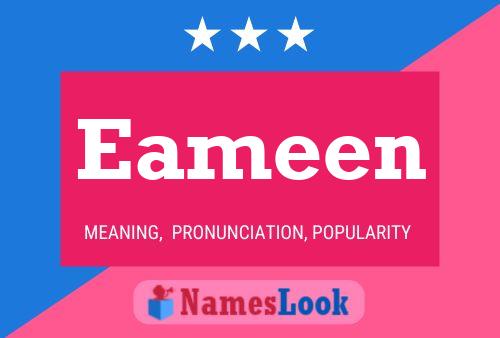 Eameen Name Poster