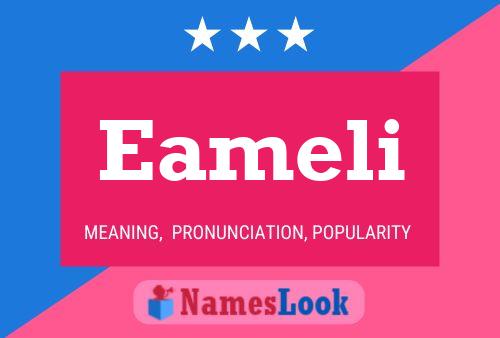 Eameli Name Poster